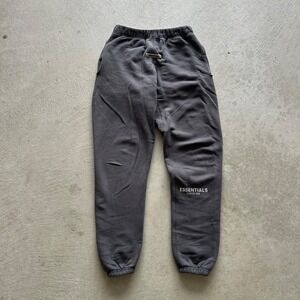 Essentials Fear of God Sweatpants Size Medium Gray Tapered Joggers Streetwear